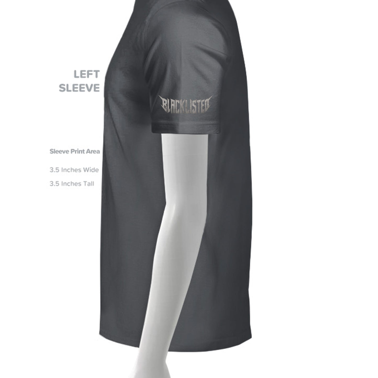 CHARCOAL HEATHER - 518T - SLEEVE_LEFT
