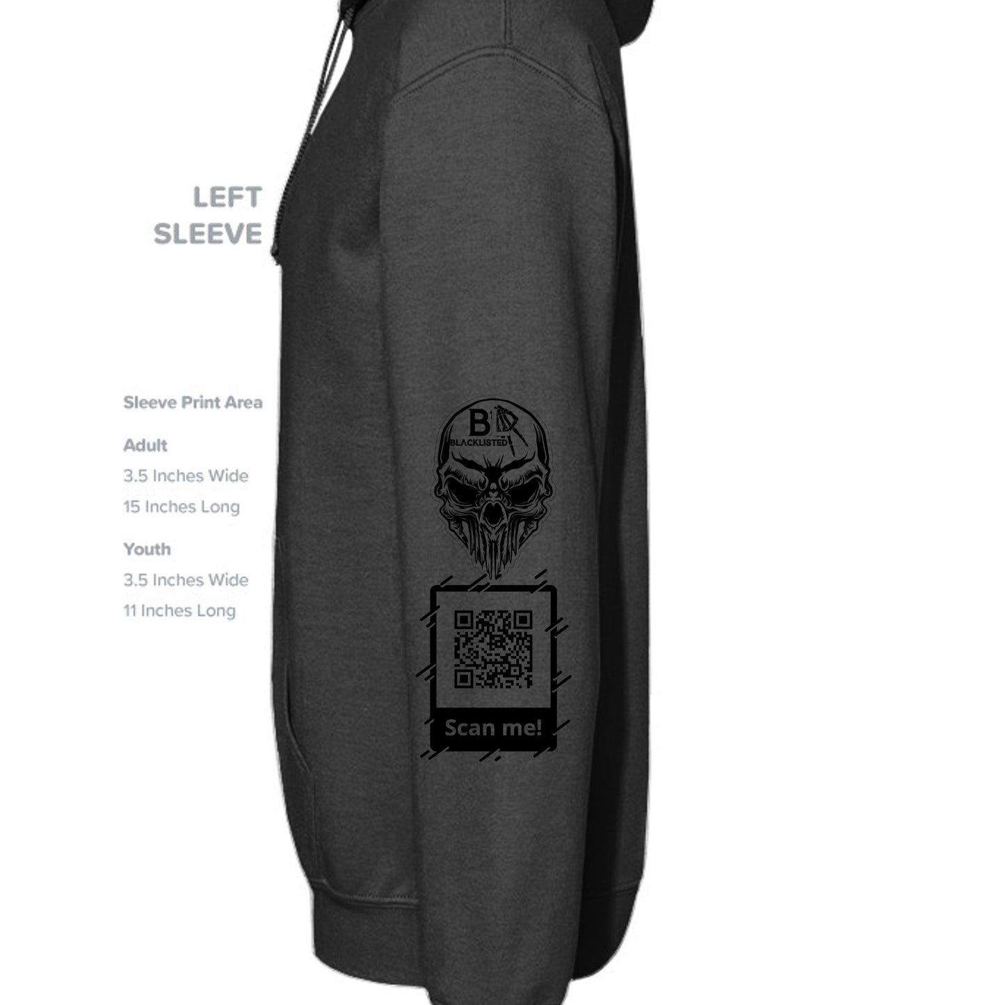 Jet Black - PC90ZHT - SLEEVE_LEFT