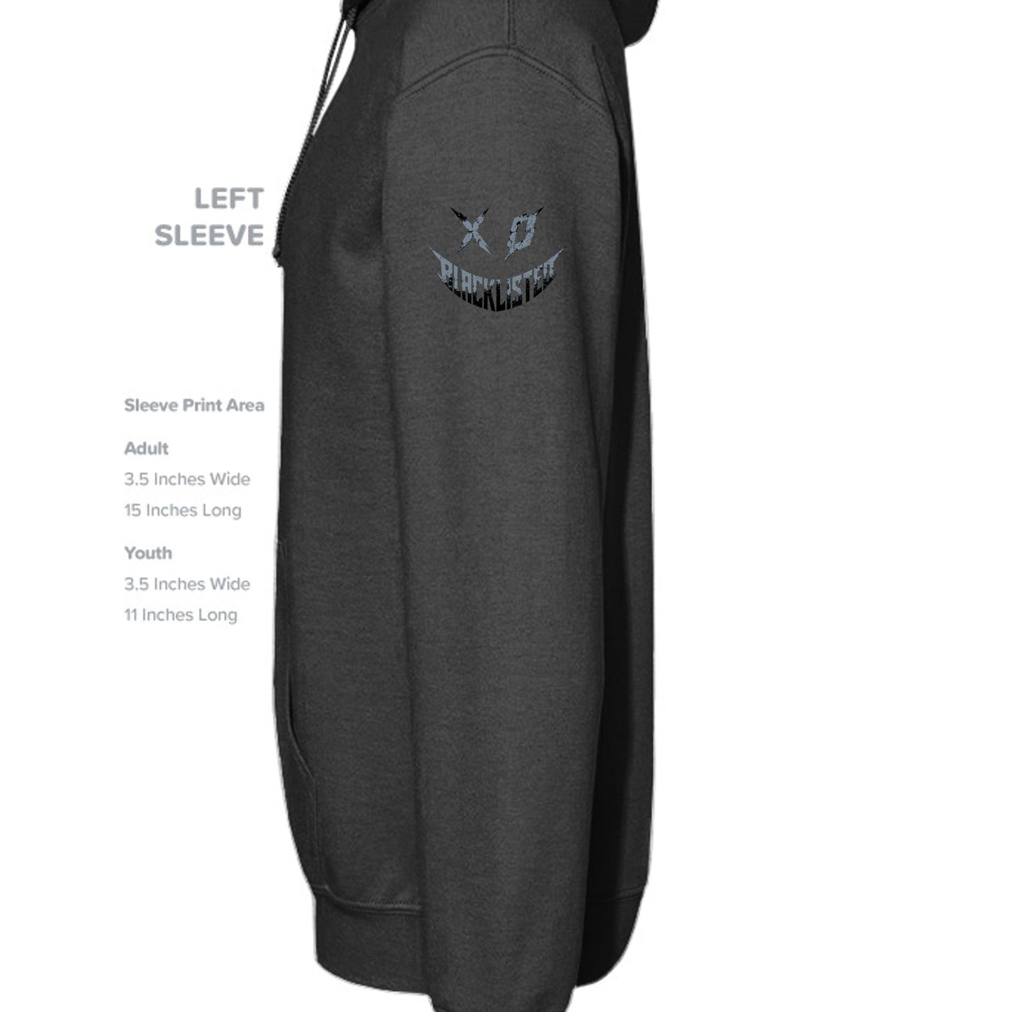Jet Black - PC90ZHT - SLEEVE_LEFT